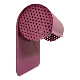 Danish Modern Pink Bedside Wall Lamp from Lyfa, 1980s For Sale
