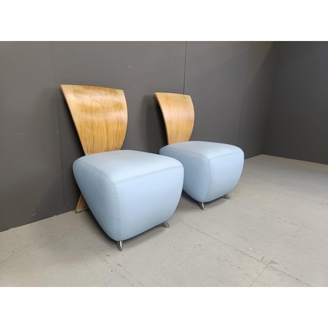 Bobo Lounge Chairs by Dietmar Scharping for Dauphin, 2000s, Set of 2 For Sale - Image 6 of 9