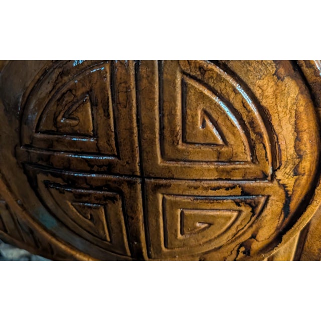 Mid-Century Modern Frederic Weinberg Sculpture Roman Gladiator Wood Look For Sale - Image 11 of 11