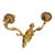 Rococo Set of 3 Rococo Style Gilt Bronze Two Light Sconces, Circa 1880 For Sale - Image 3 of 7