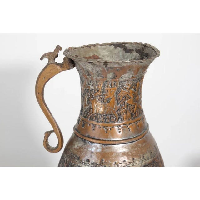 19th Century Middle Eastern Tinned Copper Coffee Pot For Sale - Image 11 of 13
