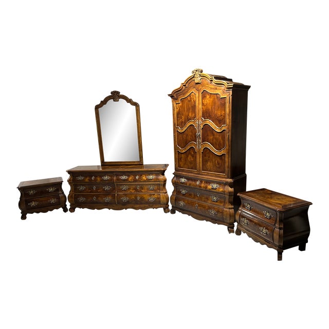 1980s 5 Pieces Henredon Vintage Bedroom Set Chairish