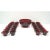 Traditional Vintage Ruby Glass Punch Bowl Set - 25 Pieces For Sale - Image 3 of 5