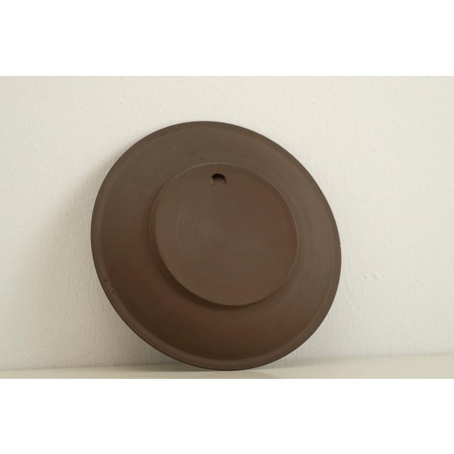Mid-Century Danish Ceramic Wall Plate, 1960s For Sale - Image 9 of 10