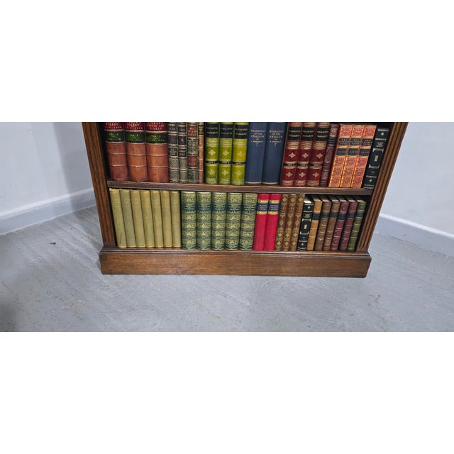 Oak Open Adjustable Library Bookcase, 1880 For Sale - Image 9 of 13