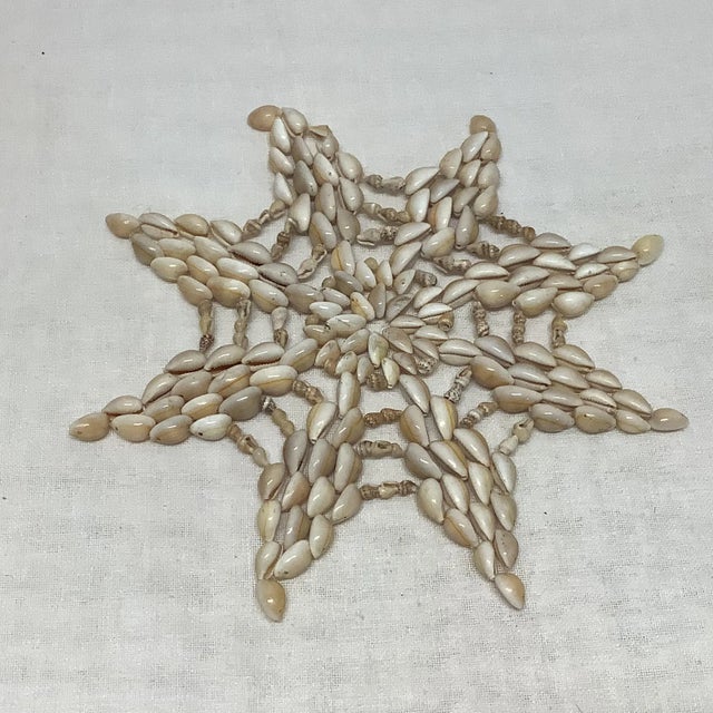 Mid 20th Century Vintage Sea Shell Starfish Design Trivet For Sale - Image 5 of 5