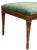 Wood Antique French Square Stool For Sale - Image 7 of 9