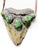 Roie Jaque Navajo Sterling Silver Turquoise Megalodon Tooth Pendant Necklace For Sale - Image 18 of 18