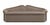 Not Yet Made - Made To Order Taupe Velvet Sofa with Scalloped Backrest and Brass Nailhead Trim by Cavio Casa For Sale - Image 5 of 5