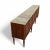 Brown Antique Italian Louis XVI-Style Marble-Top Marquetry Sideboard For Sale - Image 8 of 10