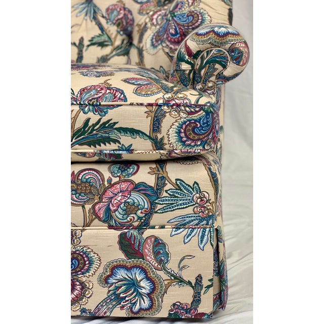 Late 20th Century Hickory Chair Holly Tufted Accent Chair Chairish