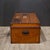 Wood 19th C. Monogrammed Travel Blanket Chest Trunk For Sale - Image 7 of 14