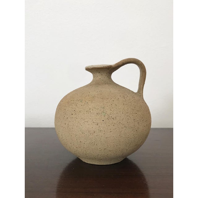 Beige Italian Stoneware Vase by Bruno Gambone, 1960s For Sale - Image 8 of 8