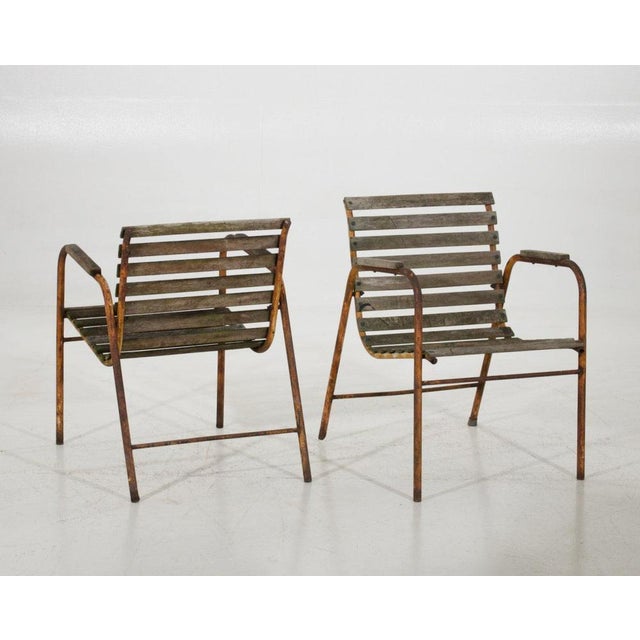 Early 20th Century Set of Swedish Garden Chairs, 1900 For Sale - Image 5 of 6