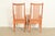 Stickley Style Arts & Crafts Teak and Cane Dining Chairs, Set of Six For Sale - Image 12 of 13