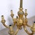 Gilded Wood 6-Arm Chandelier, 1940s For Sale - Image 9 of 18