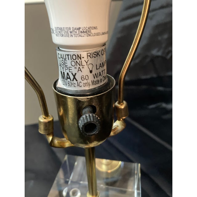 Glass Early 21st Century Victoria Hagan Glass Table Lamp For Sale - Image 7 of 13