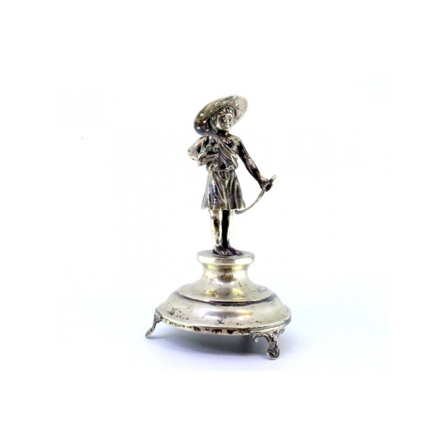 Metal Silver Reaper Toothpick Holder For Sale - Image 7 of 9