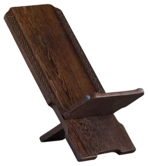 African Tribal Hand Carved Folding Palaver Chair, 1960s