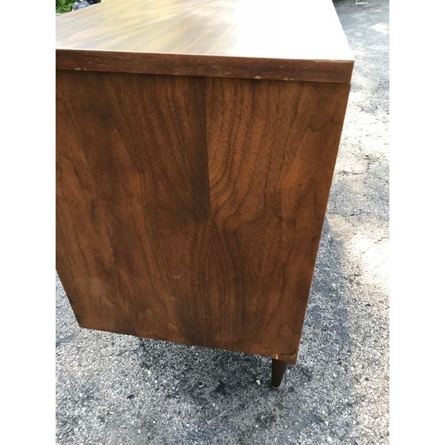 1966 Ward Furniture Mfg. Walnut Dresser & End Tables Set of 3 Chairish