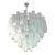 White Large Venetian White Alabastro Tronchi Murano Glass Chandelier by Simoeng For Sale - Image 8 of 9