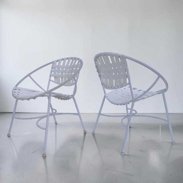 1960s Mid-Century Modern Wrought Iron Patio Set For Sale In Miami - Image 6 of 10