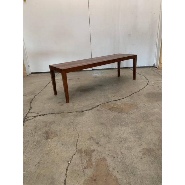 1960s Severin Hansen Rosewood Side Table for Haslev Mobelfabrik, Denmark 1960's For Sale - Image 5 of 13