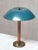 1940s Brass and Leather Table Lamp by Bertil Brisborg for Nordiska Kompaniet, Sweden, 1940s For Sale - Image 5 of 11