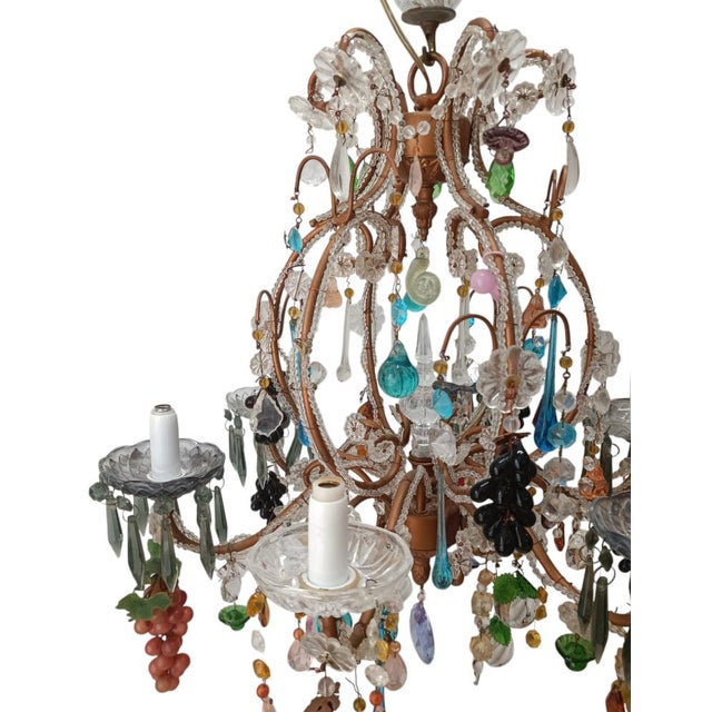 Large Murano Glass Lamp For Sale - Image 4 of 12