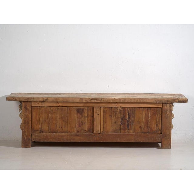 Blonde Wooden Cabinet, 1900s For Sale - Image 15 of 16