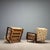 Armchairs with Wooden Armrests, 1940s For Sale - Image 9 of 10
