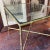 Pair of Maison Bagues Style Faux Bamboo Solid Brass Side Tables For Sale In San Francisco - Image 6 of 8
