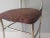 1950s Brass Chair with New Upholstery, Italy, 1950s For Sale - Image 5 of 8