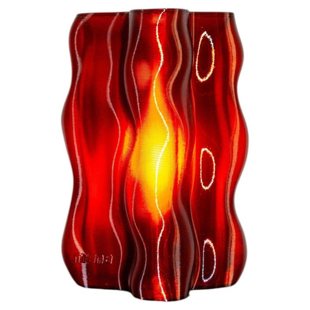 Amber Magma Lamp by Mana For Sale - Image 10 of 10