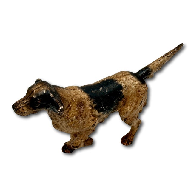 Large Vintage 1930s Hubley Manufacturing Co. Cast Iron Setter Hunting Dog Doorstop For Sale In Boston - Image 6 of 18