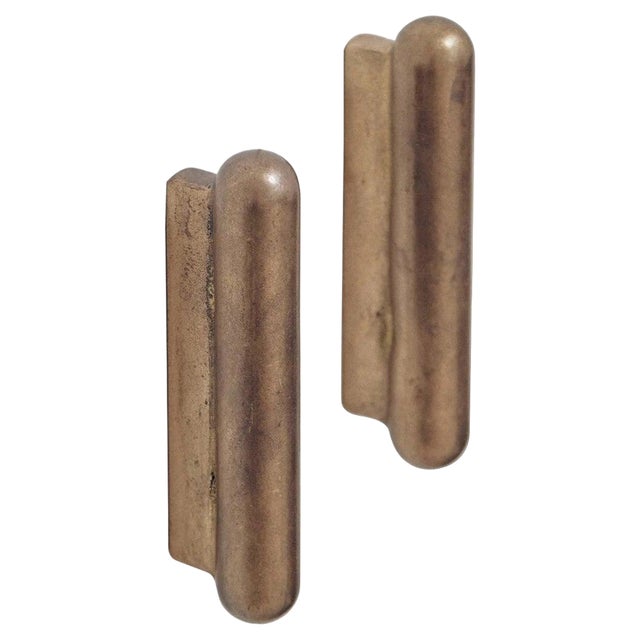 Brass PSL Handles by Henry Wilson, Set of 2 For Sale