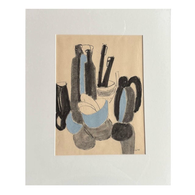 Contemporary Chr, Untitled, 1998, Artwork on Paper, Chalk For Sale - Image 3 of 11