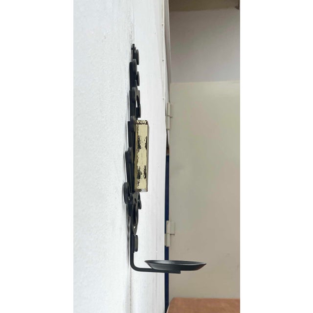 Mid-Century Modern Danish Candleholders in Metal and Glass from Dantoft, 1960s, Set of 2, in Very Good conditions....