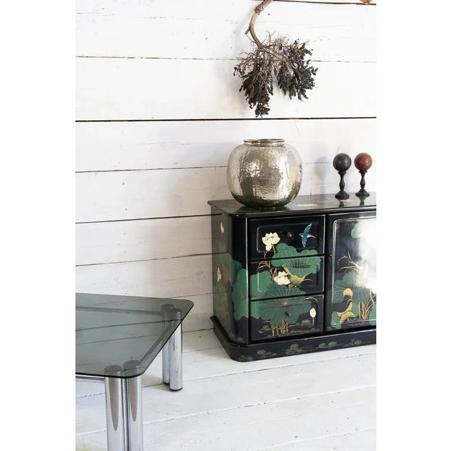 Smoked Glass and Steel Coffee Table, 1970s For Sale - Image 9 of 11