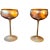 Early 20th Century Pair of Louis Comfort Tiffany Favrile Cocktail Glasses 4oz Signed For Sale