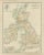 Antique map titled 'The British Isles'. Original antique map of the British Isles. with inset maps of the Shetland...