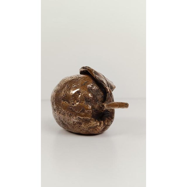 Sculptural Amalfi Coast Lemon Paperweight in Cast-Brass, 1970s For Sale - Image 12 of 18