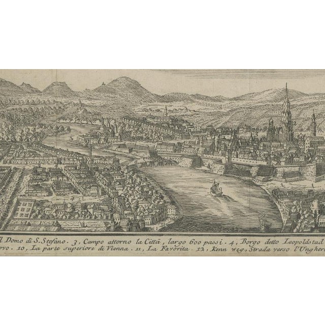 Panoramic View of Vienna, 1740, Paper For Sale - Image 5 of 9