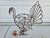 Metal Folk Art Wire Turkey Planter For Sale - Image 7 of 12