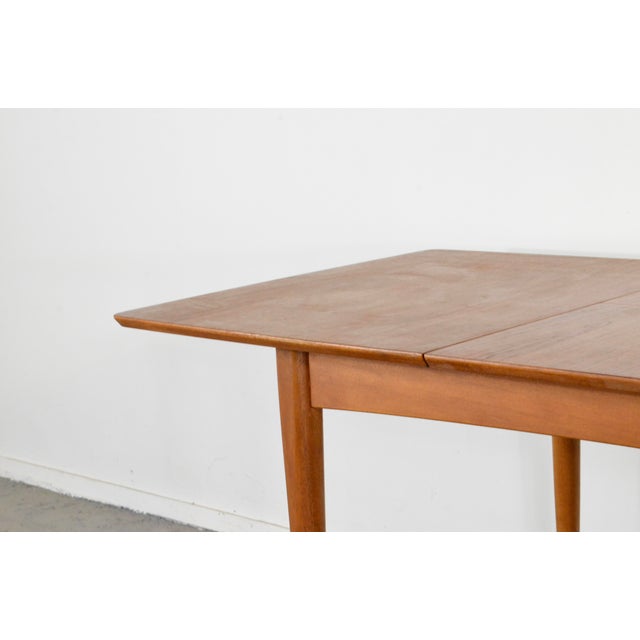 Mid-Century Modern Teak Extending Table, 1960s For Sale - Image 4 of 11