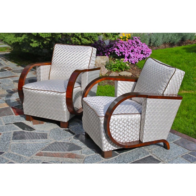 Vintage Art Deco Lounge Chairs, 1920s, Set of 2 For Sale - Image 10 of 10