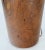 Brown Turned Vase Shape Solid Rosewood Table Lamp Mid-Century Modern For Sale - Image 8 of 13