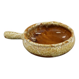 French Ceramic Fry Pan with Handle, 1970s For Sale