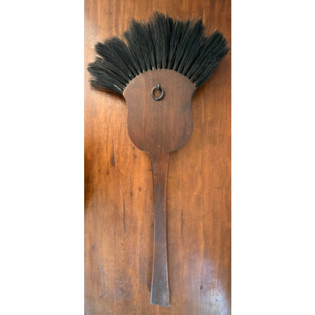 Folk Art Carved Wood Hearth Brush - Biltmore Estate Industries For Sale - Image 10 of 11