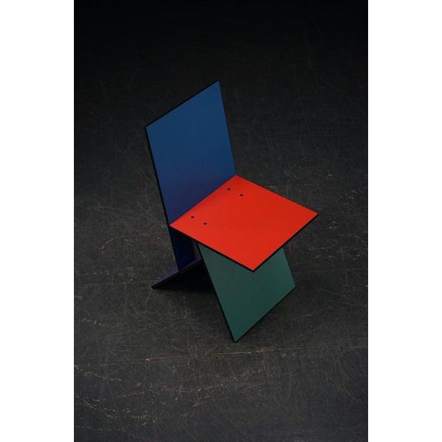Postmodern Vilbert Side Chair by Verner Panton, 1990s For Sale - Image 7 of 15
